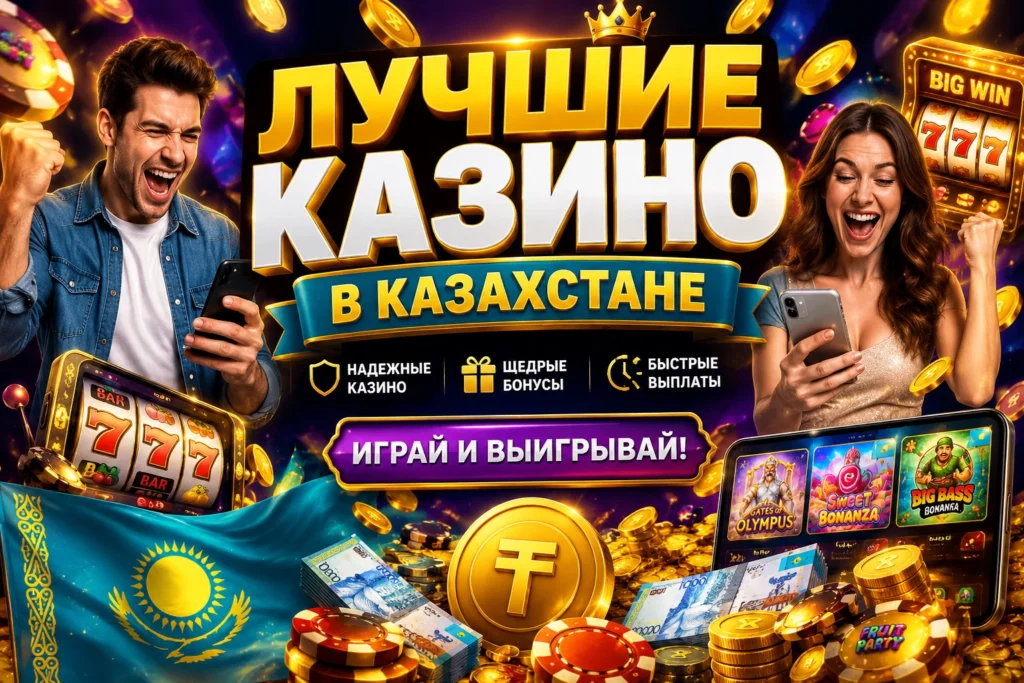 Лучшие новые онлайн казино Казахстана в 2026 году — быстрые выплаты, бонусы и реальные отзывы игроков